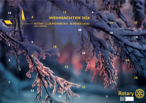 Adventskalender Rotary Büren Motiv 2026 Querformat